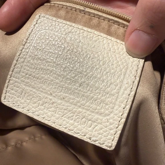 Coach- Leather Handbag - Picture 4 of 6